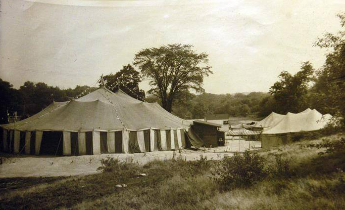 Historic music tent photo